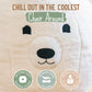 Kids Bean Bag Chair - Soft Sherpa and Memory Foam Stuffed Animal Beanbag Seat