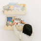 Floating Nursery Book Shelves with Scalloped Edges - Set of 2